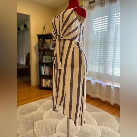 NWT Banana Republic Factory summer dress, tie front, v-neck, size 8 - Picture 14 of 17
